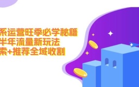 淘系运营旺季必学秘籍:下半年流量新玩法:搜索+推荐全域收割(无水印)