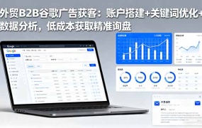 外贸B2B 谷歌广告获客:账户搭建+关键词优化+数据分析 低成本获取精准询盘