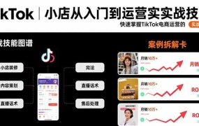 TikTok小店从入门到运营实战技能:快速掌握TikTok电商运营的完整方法论