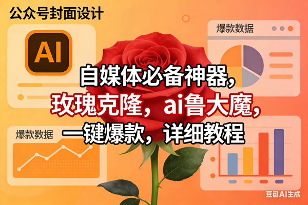 (17393期)玫瑰克隆工具,ai鲁大魔,自媒体必备神器,一键爆款神器,详细教程。